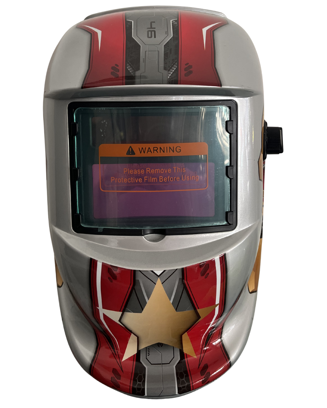Careta para soldar 2 sensores robot. Certificación CE y ANSI