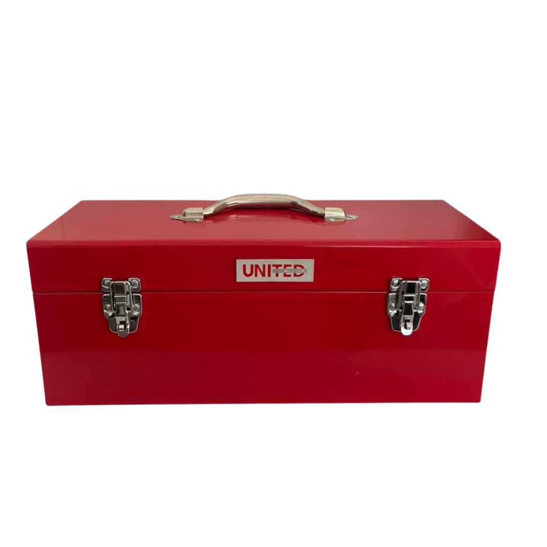 Caja metálica para herramientas con bandeja extraíble