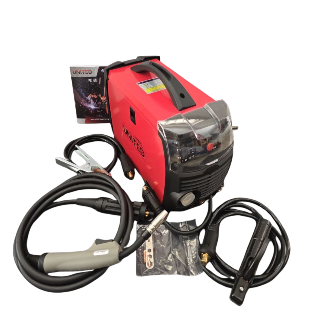 Soldador MIG multiproceso 200 A + carrete de alambre 5 kg