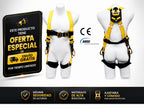 Arnés multipropósito 4 argollas tipo H.  Certificación ANSI/ASSE