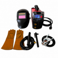 Combo soldador MMA 200 A + careta fotosensible 2 sensores + guantes soldar Kevlar